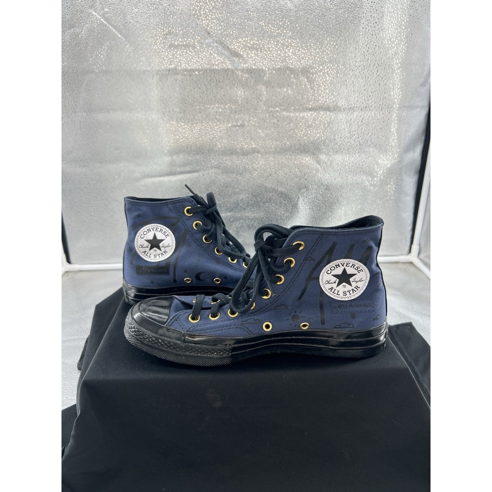 Converse Chuck Taylor 70's Issa Rae Custom Shoe Blue Black Women's Size 8.5 - Picture 7 of 11